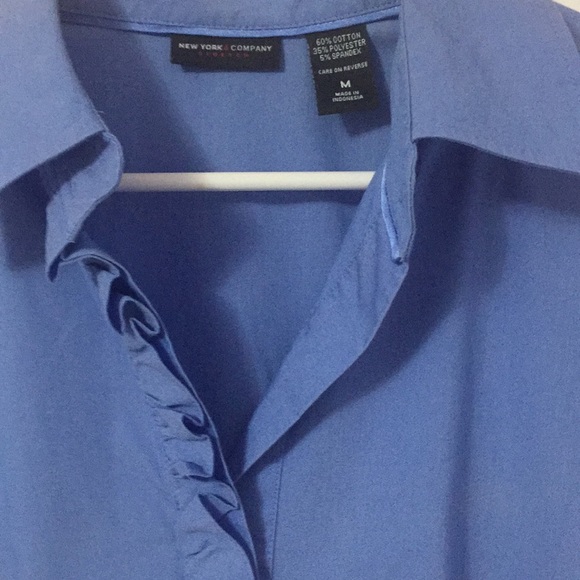 New York & Company Puff Sleeves Blouse - Picture 3 of 10